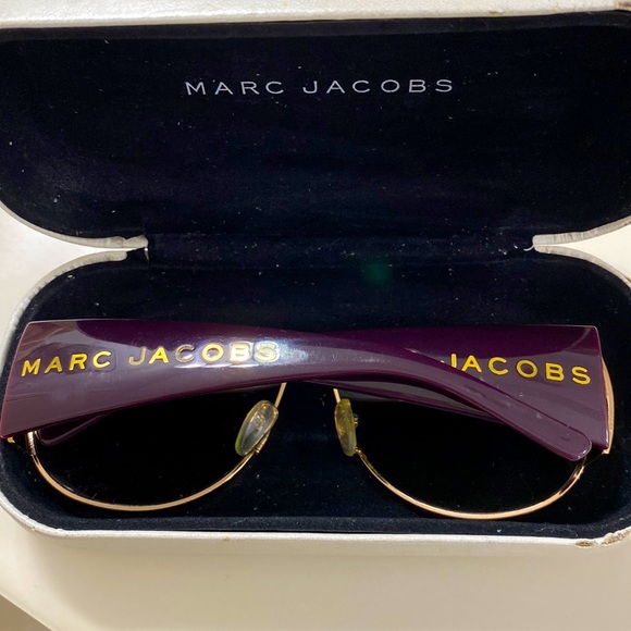 Marc Jacobs | Vintage Aviator in Plum and Gold main image 7